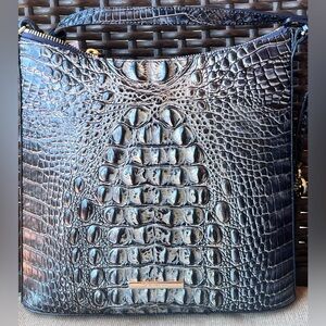 NWT Brahmin Katie in TWILIGHT BLUE Ombre Melbourne Crossbody